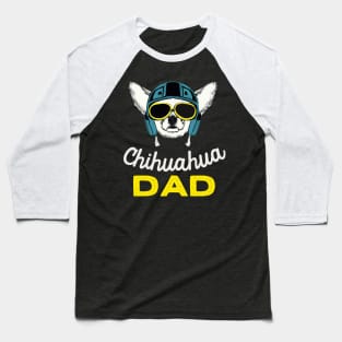 Chihuahua Dad Vintage Dog Owner Retro Dog Father Baseball T-Shirt